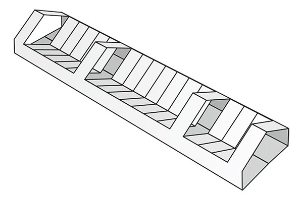 Einlage "Variabel" für Einzelfach in Flaschenschachteln