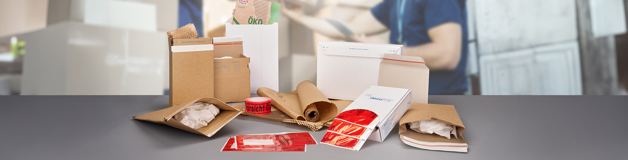 Versandverpackungen bei Europack im Onlineshop bestellen